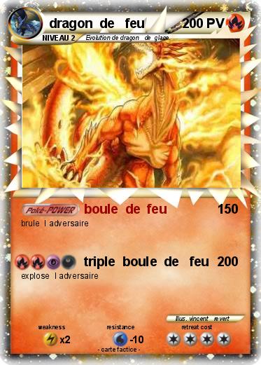 Pokemon dragon  de   feu