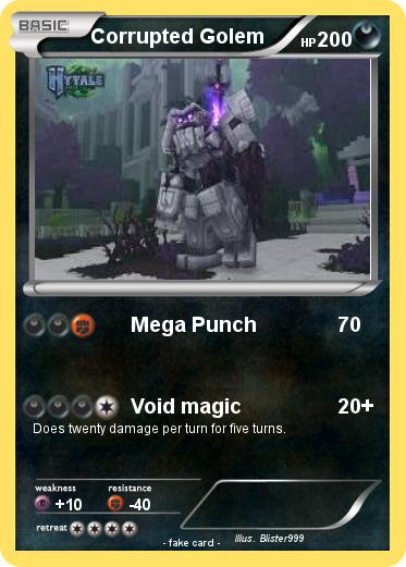 Pokemon Corrupted Golem
