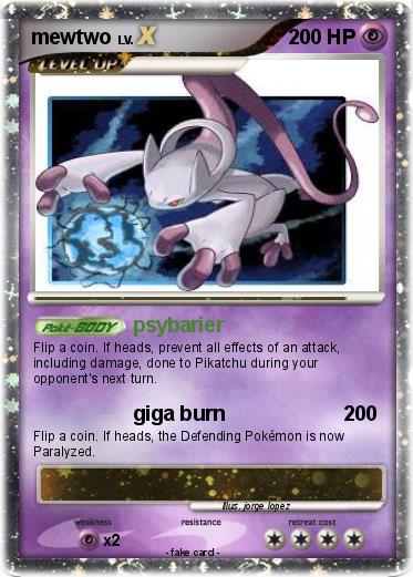 Pokemon mewtwo