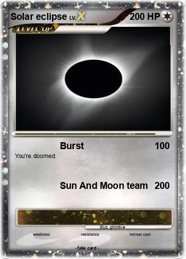 Pokemon Solar eclipse