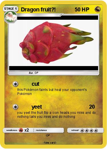 Pokemon Dragon fruit?!