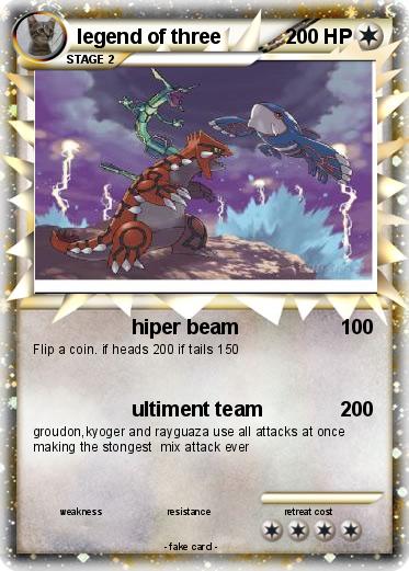 Pokemon legend of three