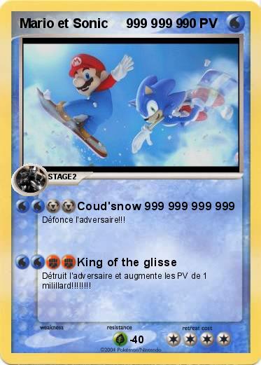 Pokemon Mario et Sonic     999 999 9