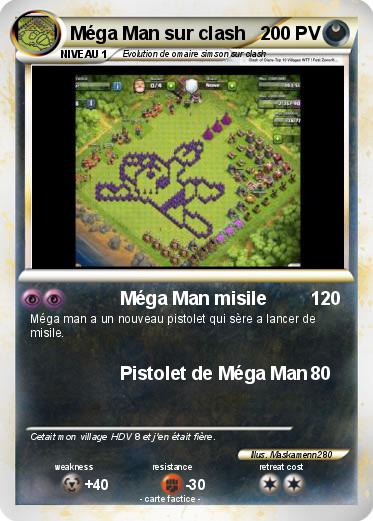 Pokemon Méga Man sur clash