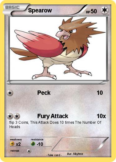 Pokemon Spearow