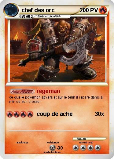 Pokemon chef des orc