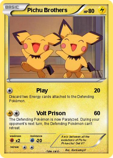 Pokemon Pichu Brothers