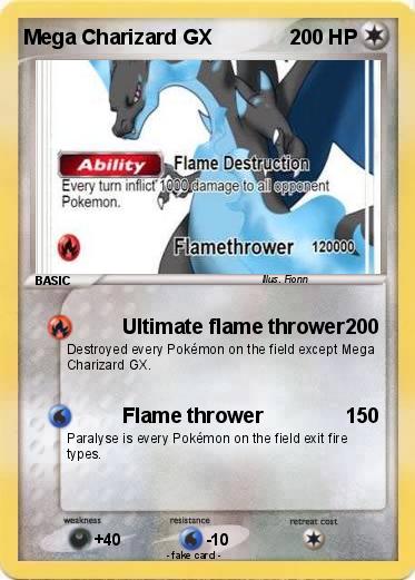 Pokemon Mega Charizard GX