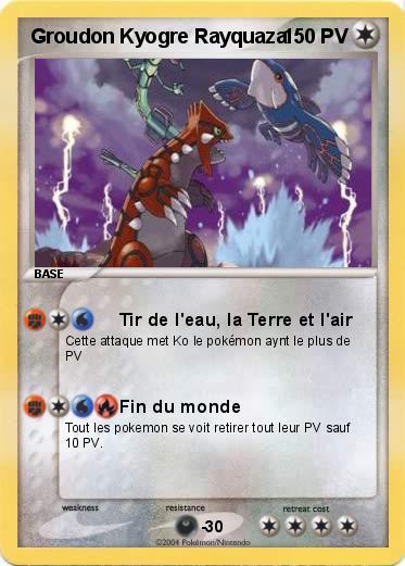 Pokemon Groudon Kyogre Rayquaza