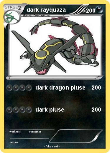 Pokemon dark rayquaza