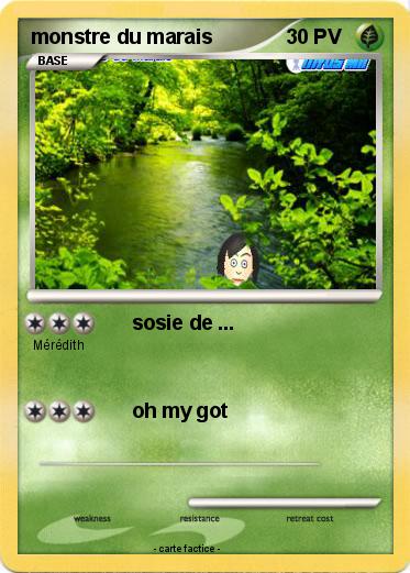 Pokemon monstre du marais