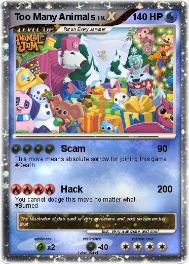 Pokemon Too Many Animals