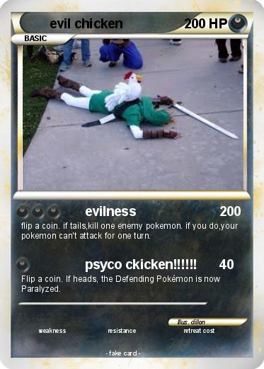 Pokemon evil chicken