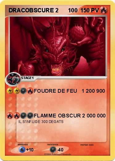 Pokemon DRACOBSCURE 2      100 