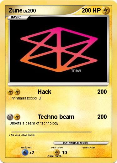 Pokemon Zune