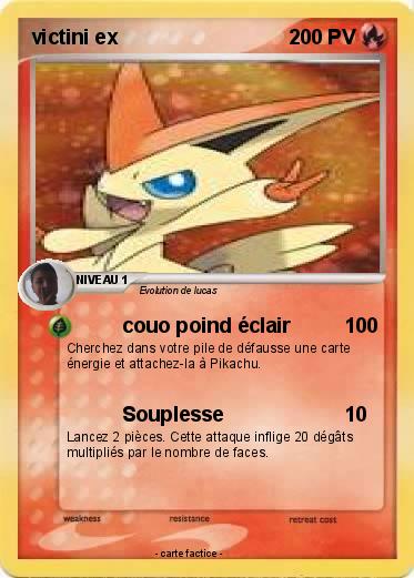 Pokemon victini ex