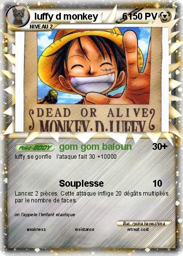 Pokemon luffy d monkey          6