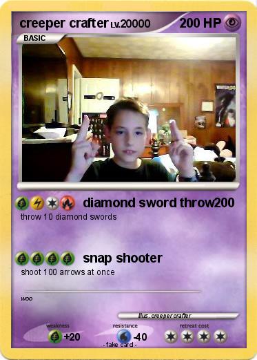 Pokemon creeper crafter