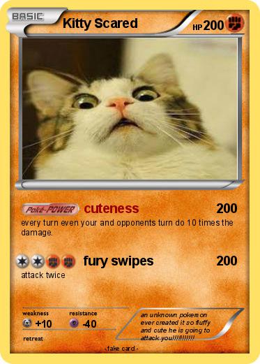 Pokemon Kitty Scared