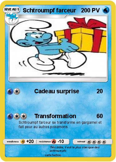 Pokemon Schtroumpf farceur
