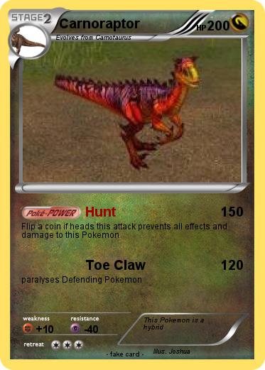Pokemon Carnoraptor