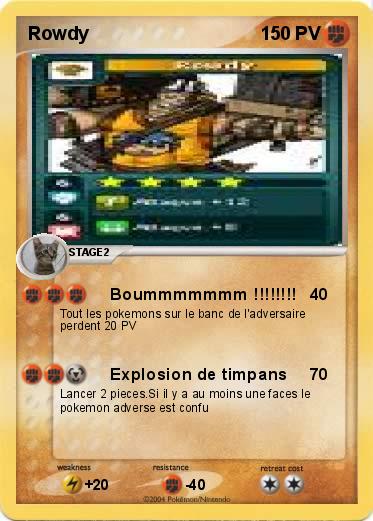 Pokemon Rowdy