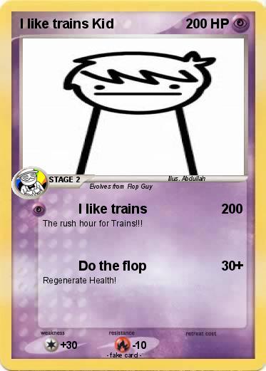 Pokemon I like trains Kid