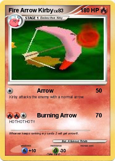 Pokemon Fire Arrow Kirby