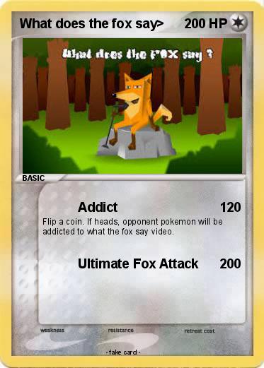 Pokemon What does the fox say>