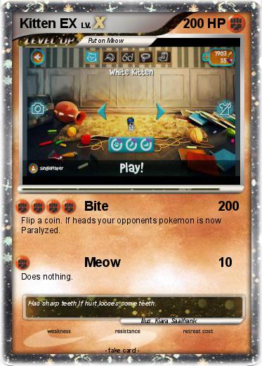 Pokemon Kitten EX