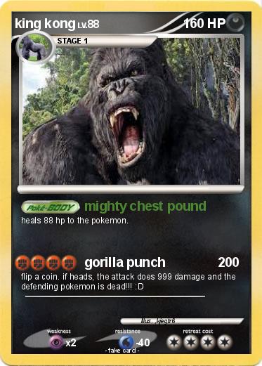 Pokemon king kong