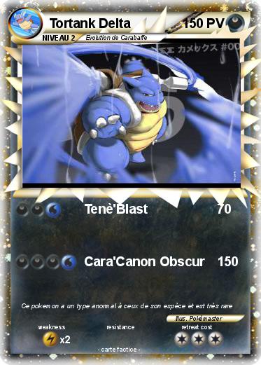 Pokemon Tortank Delta