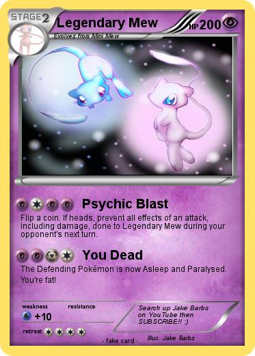 Pokemon Legendary Mew