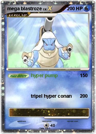 Pokemon mega blastroze