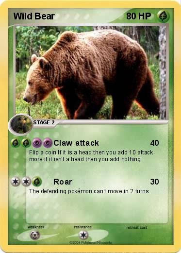 Pokemon Wild Bear