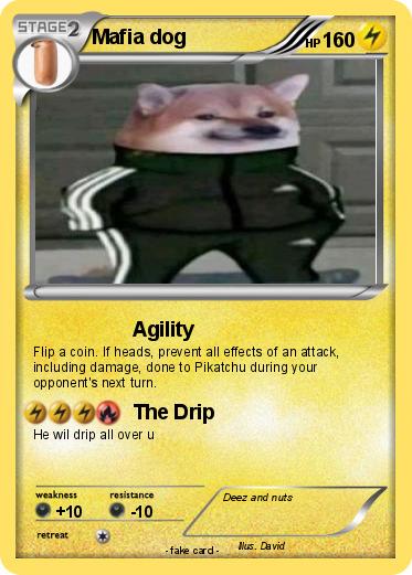 Pokemon Mafia dog
