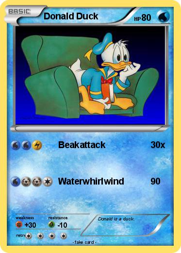 Pokemon Donald Duck