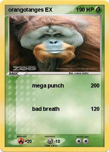Pokemon orangotanges EX