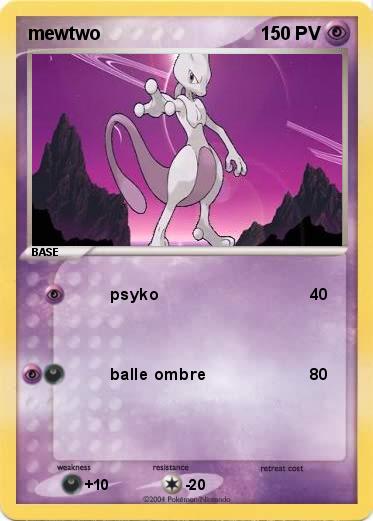 Pokemon mewtwo