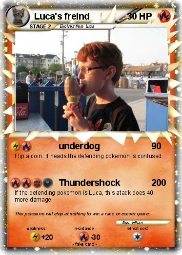 Pokemon Luca's freind