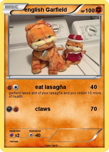 Pokemon english Garfield