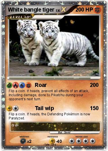 Pokemon White bangle tiger