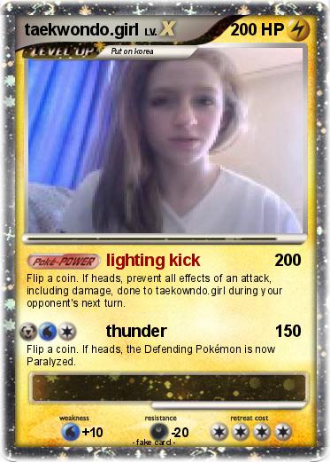 Pokemon taekwondo.girl