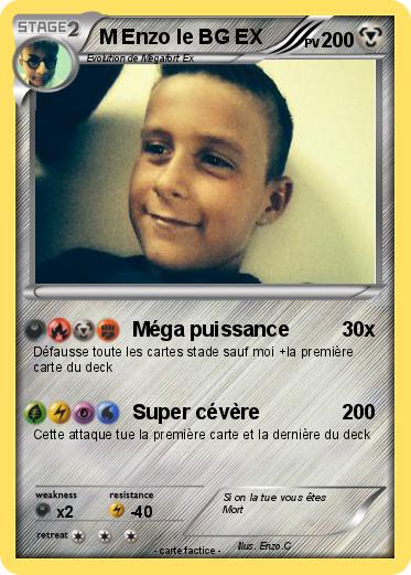 Pokemon M Enzo le BG EX