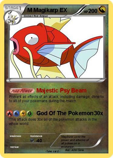 Pokemon M Magikarp EX