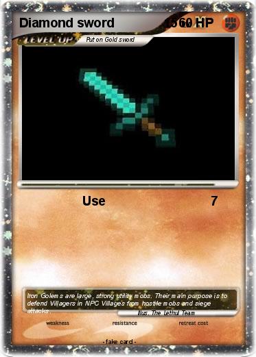 Pokemon Diamond sword              15