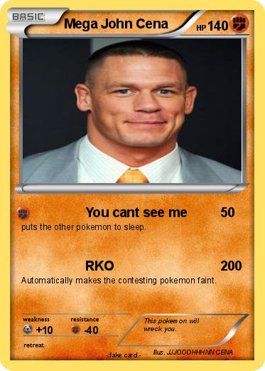Pokemon Mega John Cena