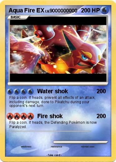 Pokemon Aqua Fire EX