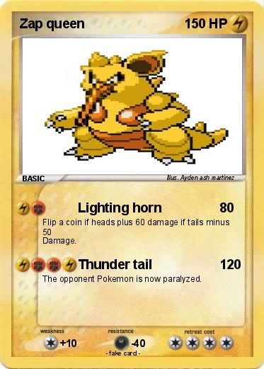 Pokemon Zap queen