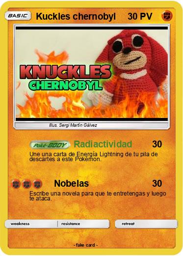 Pokemon Kuckles chernobyl